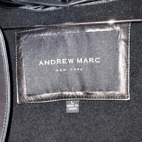 Andrew Marc - 3/4 length leather Jacket Size L - Picture 3 of 9